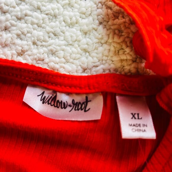 Willow and Root Ribbed Ruffle Tank XL NWT - Picture 4 of 4